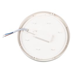 ULW-Q227 18W-4000К IP65 WHITE Светильник светодиодный влагозащищенный. Круг. Белый свет 4000K. Диаметр 172 мм. Корпус белый. ТМ Volpe