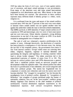 Problem of Ethnicity - The United Nations and Kosovo Crisis | Jasvir Singh