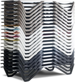 Шезлонг-лежак металлический Wave