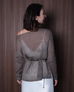 Паутинка «Нежное прикосновение» в сером