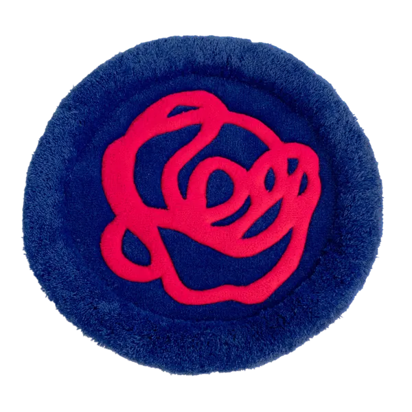 Коврик-лежанка синяя, 70х70