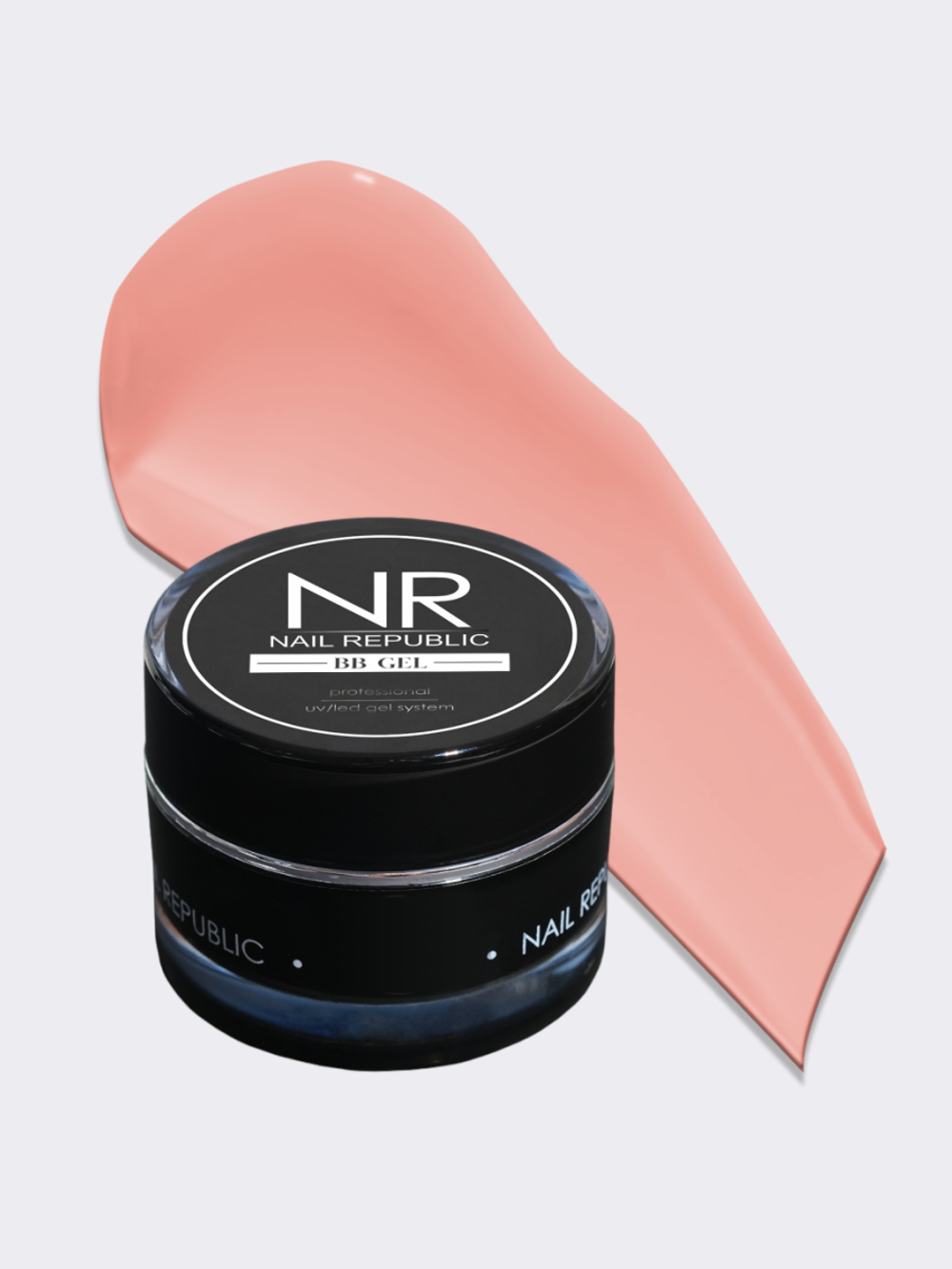 NR Gel BB Classic - Гель для моделирования №206 светло-розовый, 15 гр