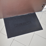Коврик 45*75см придверный резиновый PIN MAT "Welcome"