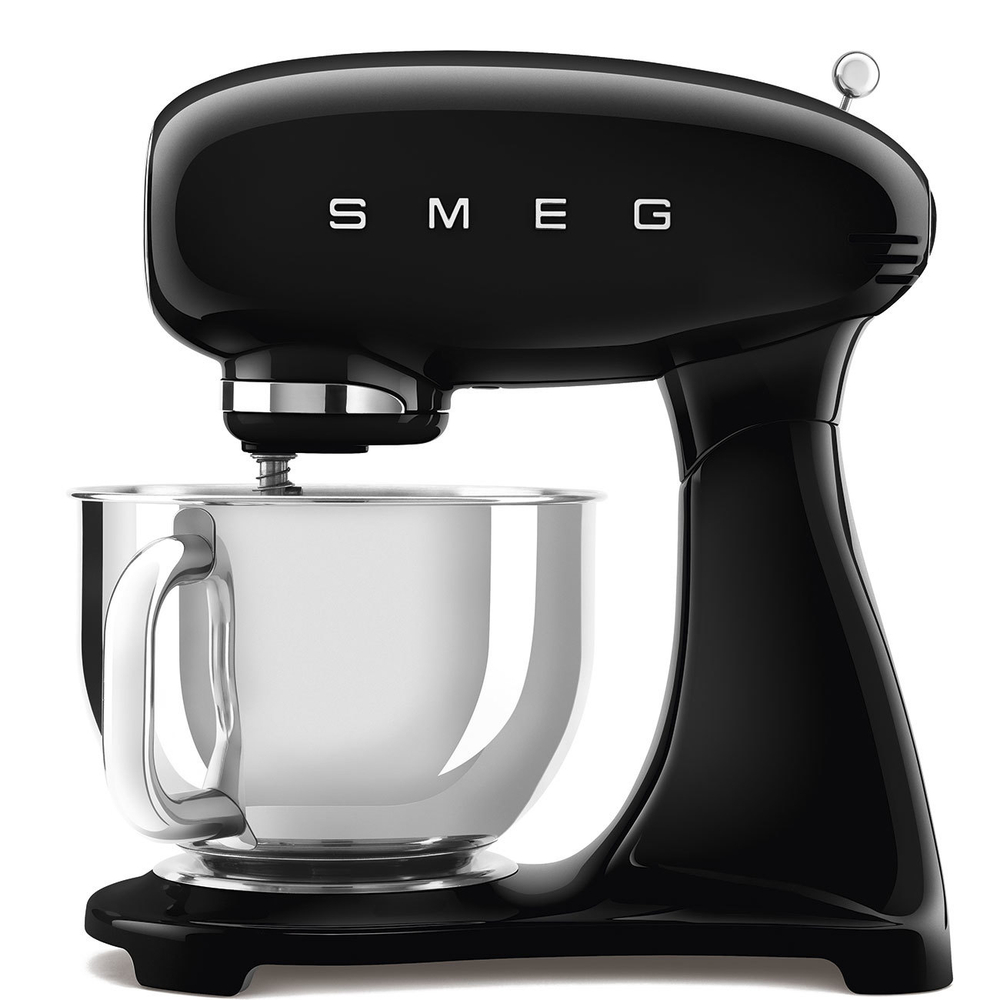 Миксер планетарный 4.8л Smeg Стиль 50-х годов 3D черный