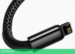 Кабель Baseus Tungsten Gold 1m Black (CALWJ-0)