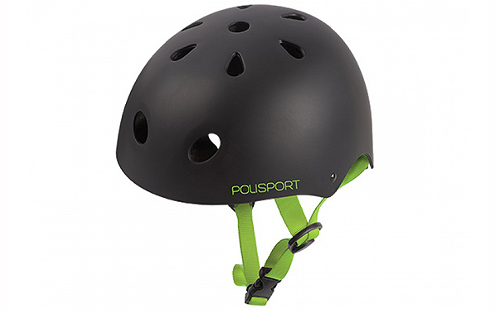 Каска Polisport Urban Radical Msk (8741100002, Graffiti, черный, зеленый)