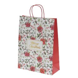 GAEM Пакет подарочный (бумага 210г/м2, блок 12шт), L30 W12 H40 см, 4в.