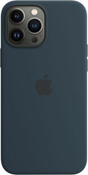 Чехол-накладка Apple Silicone Case with MagSafe for iPhone 13 Pro Max, «синий омут»