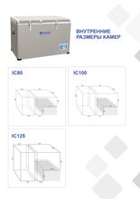 Компрессорный автохолодильник ICE CUBE IC100