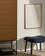 Durkan Абстрактная картина на переработанной бумаге белая 50 x 70 см