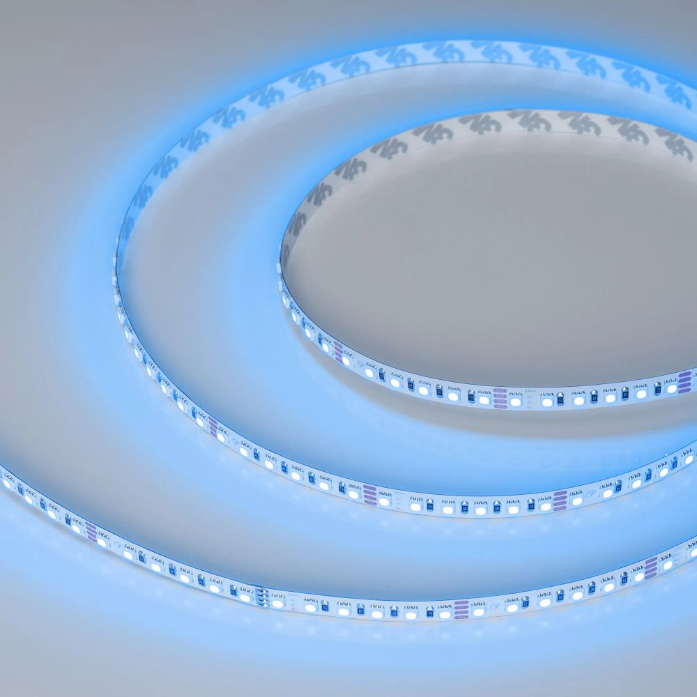 Светодиодная лента RT-G120-8mm 24V RGB (11 W/m, IP20, 3838, 5m) (Arlight, Открытый) 026832(2)