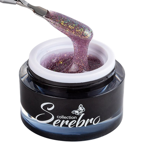 Гель светоотражающий Serebro №04, 15 мл