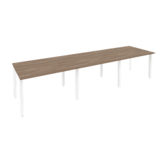 Onix Стол переговорный O.MP-PRG-3.2 Дуб Аризона/Металл Белый 3540*980*750