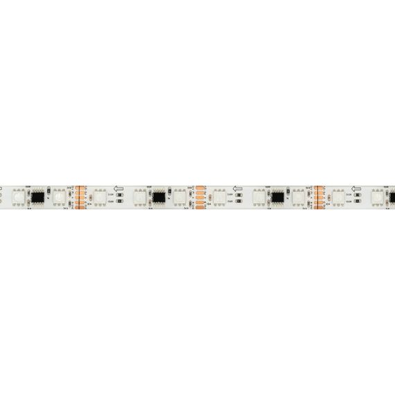 Светодиодная лента герметичная Arlight 14W/m 60LED/m 5060SMD разноцветный 5М DMX-SE-B60-10mm 12V 039604