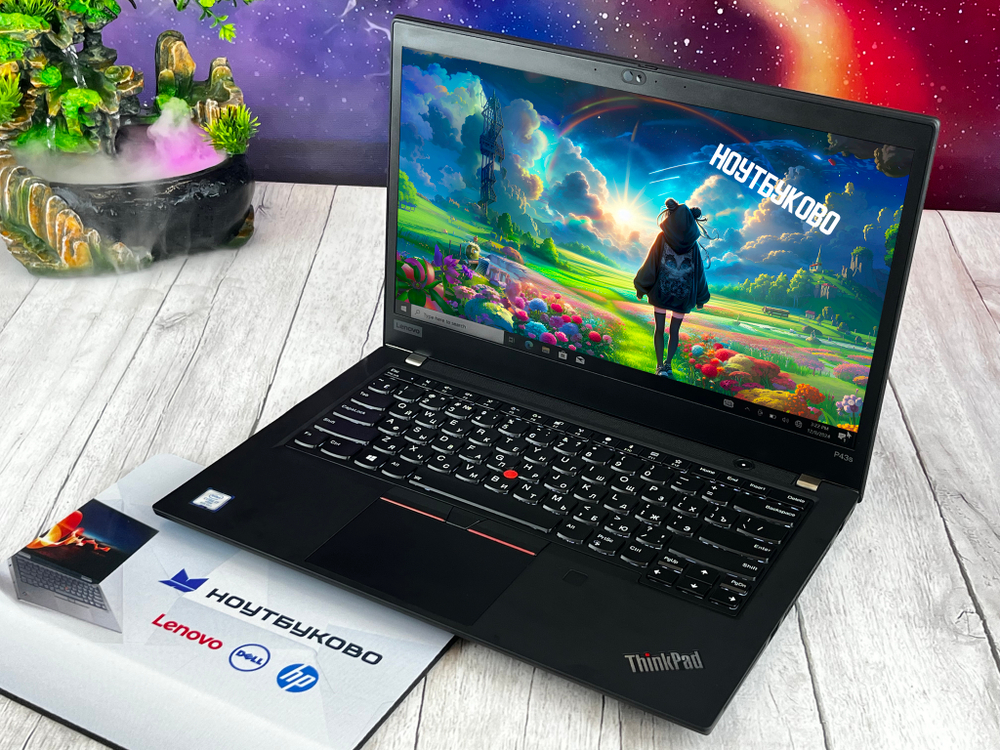 Ноутбук Intel Lenovo P43s Соre i7-8665U, 14" 1920х1080 FullHD IРS Touch, NVIDIA Quadro P520, русская раскладка, Windows 10Pro