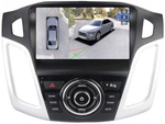 Магнитола для Ford Focus 3 2011-2019 - Teyes CC3-2K-360 на Android 10, 2K QLED, 6Гб+128Гб, CarPlay, 4G SIM-слот, 4 камеры в комплекте