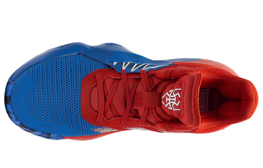 Adidas D.O.N. Issue #1 Mitchell 1st generation non-slip wear-resistant low-top basketball shoes men's red and blue