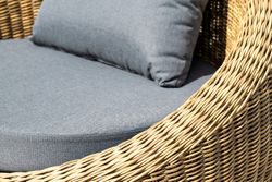 "Барселона" лаунж-зона из искусственного ротанга, цвет соломенный