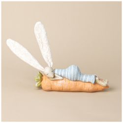 ФИГУРКА ДЕКОРАТИВНАЯ КРОЛИК 19.5X4.5X16.5 СМ