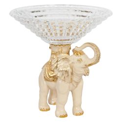 Фруктовница-конфетница Слон Айрават Айвори