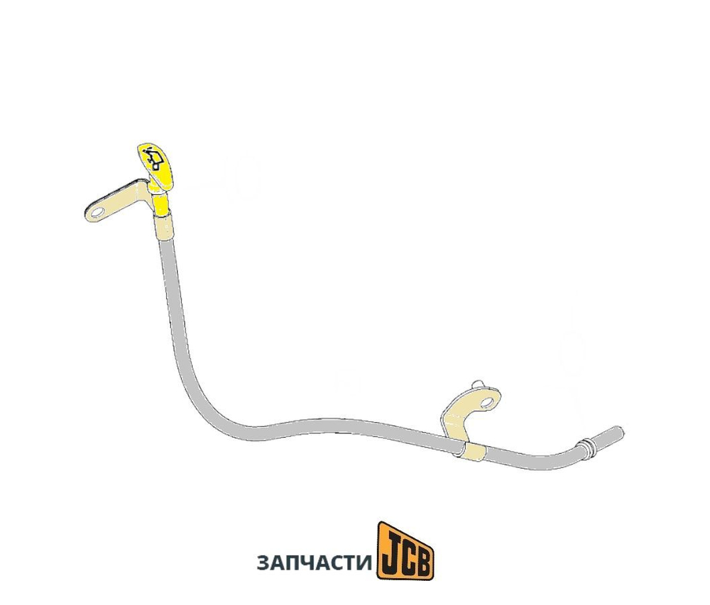 Трубка Щупа масла двигателя JCB 320/04440