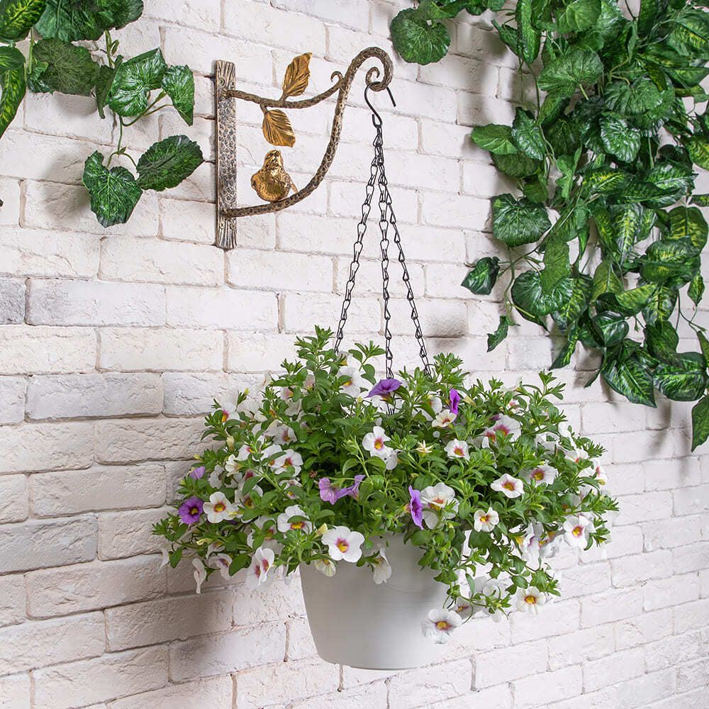 Кронштейн для цветов Терра Ливз Бронза