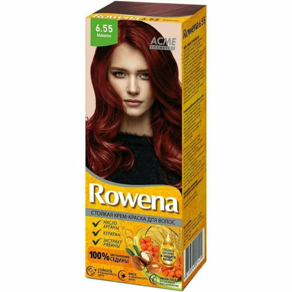 Краска для волос Rowena Махагон 6.55