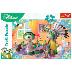 Puzzle "24 Maxi" - Let's have fun together! / Studio Trefl Rodzina Treflików