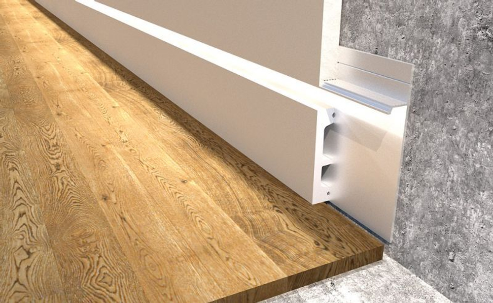 Скрытый плинтус СП-02. Длина 2,7 м.п.