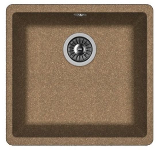 Кухонная мойка FLORENTINA Вега 400 коричневый