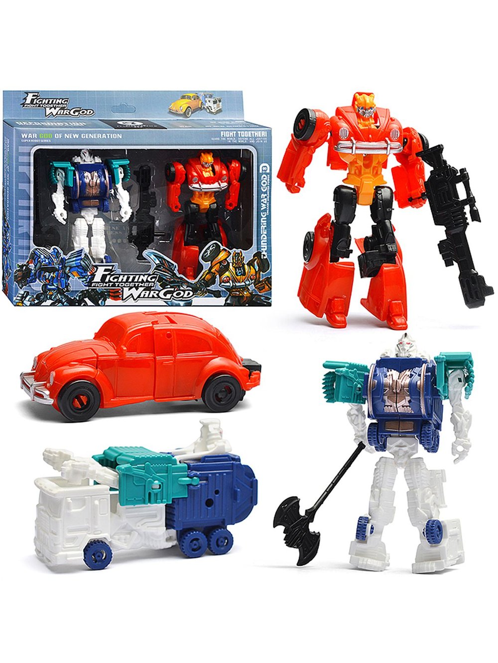 Набор роботов "Война героев" трансформирущихся (HF111-6)