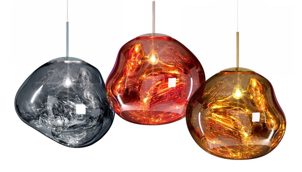 Подвесной дизайнерский светильник  MELT by Tom Dixon (золотой)