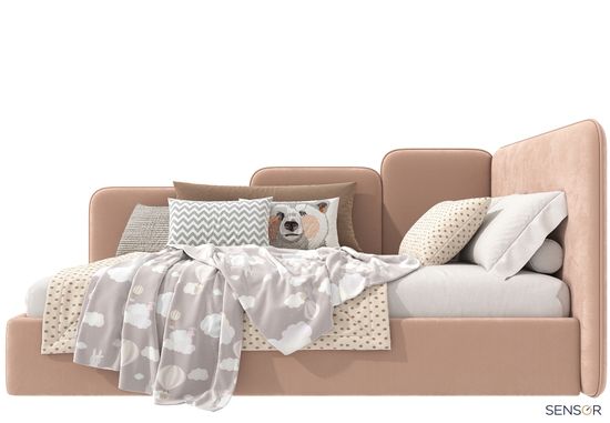 Кровать угловая Флит Дизайн Проект №5