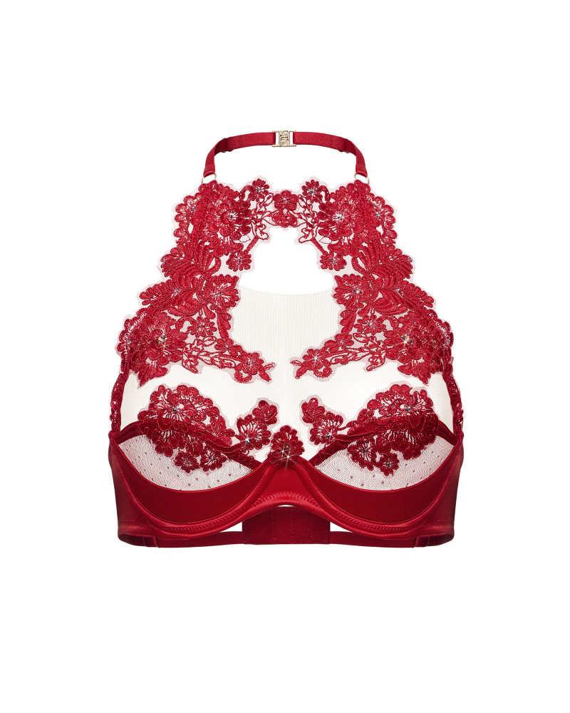 топ Kiara red crystal красный