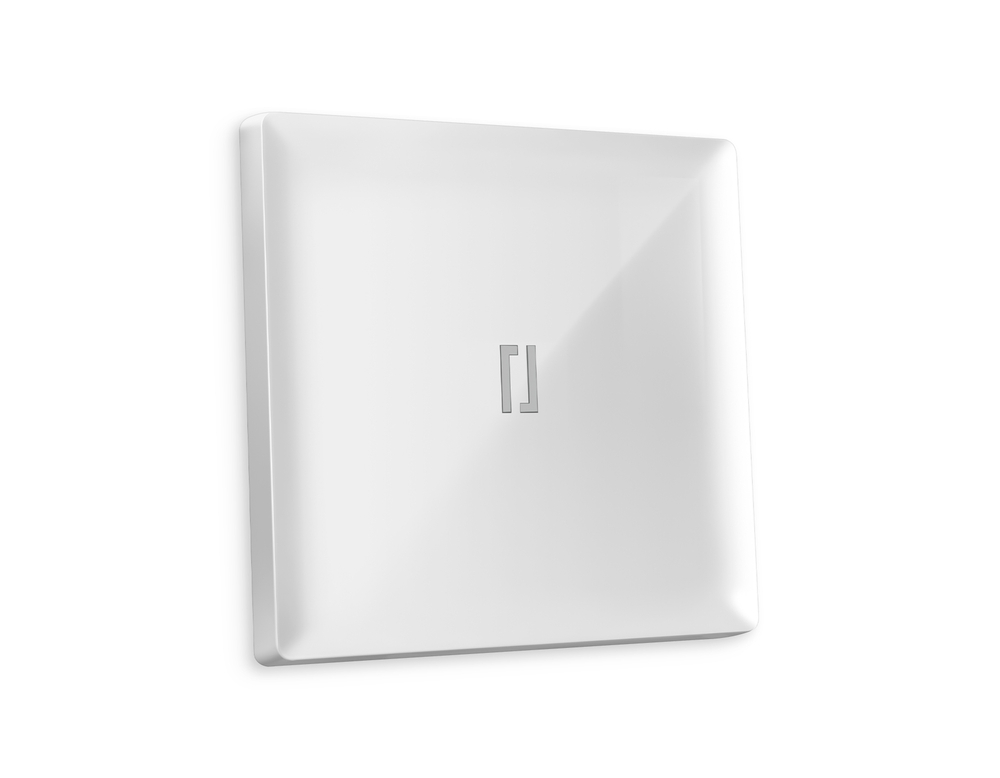 AP1020 Лицевая панель ALFA (Белый глянец) для 1-кл выключателей с подсветкой QUANT