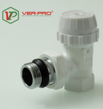 Вентиль термост. УГЛ/ВЕРХ. 1/2  (БЕЛЫЙ)  ViEiR (80/10шт)