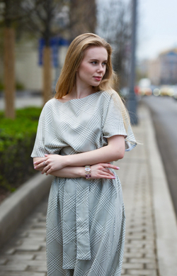 топ+кушак / оливка