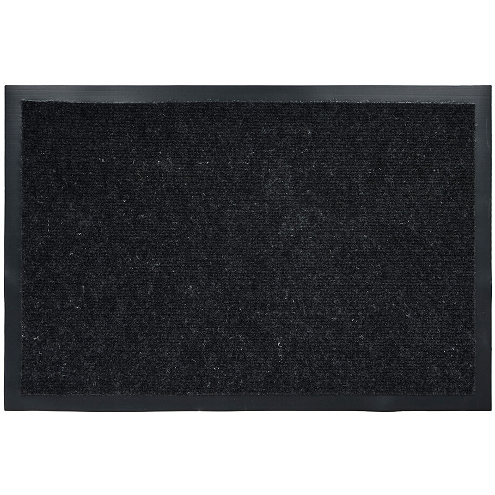 Коврик влаговпитывающий, ребристый “TRIP” 50*80см «VORTEX» чёрный