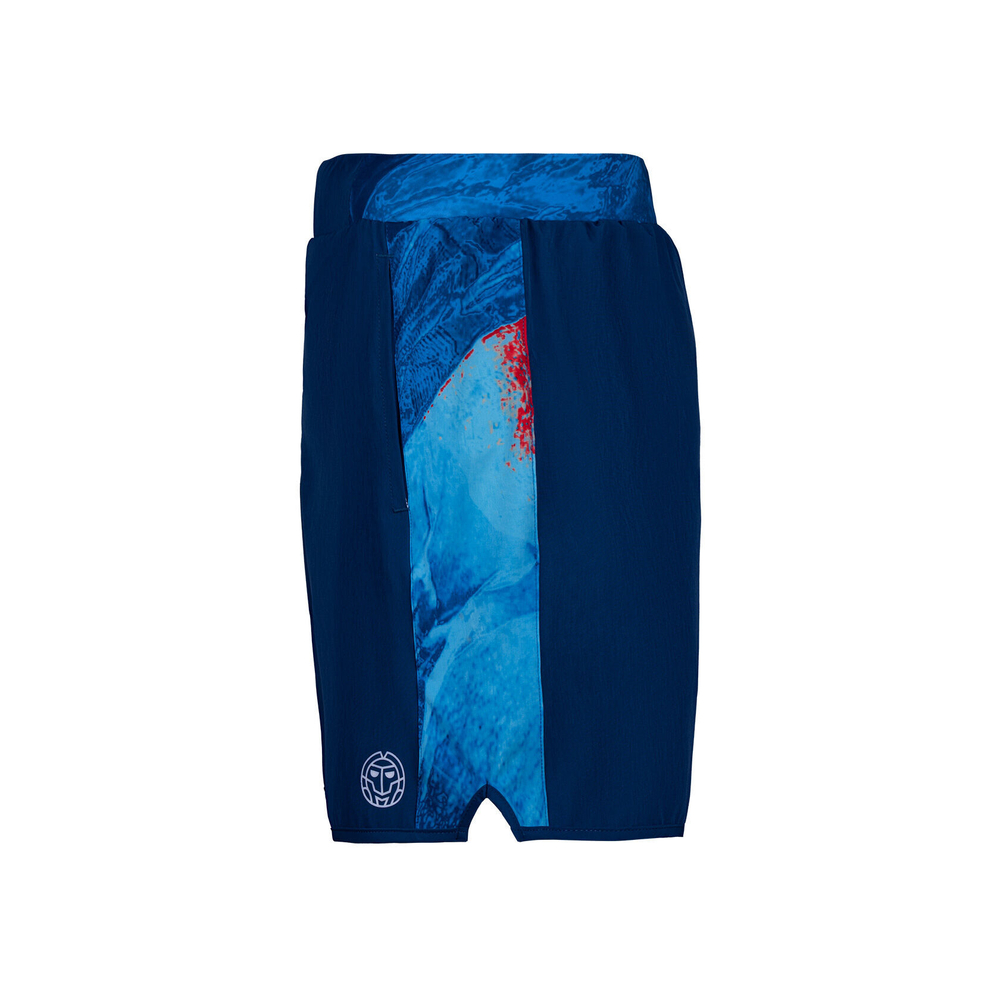 Мужские теннисные шорты BIDI BADU Adnan 7in Tech Shorts Men - Dark Blue, Light Blue