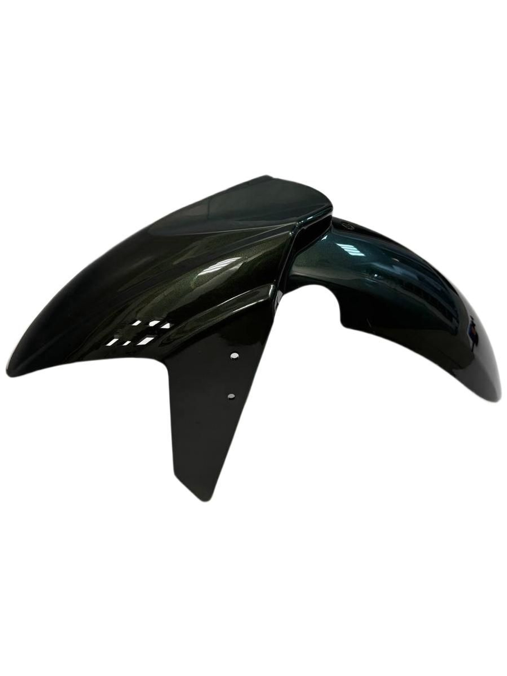 Крыло переднее зеленое для электровелосипеда U2