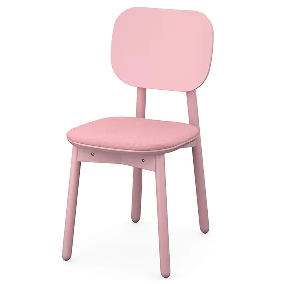 Стул Saga, рогожка, розовый