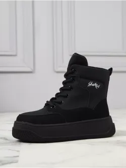 Дутики зимние на платформе