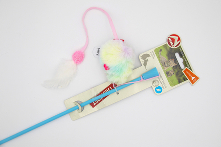 Дразнилка для кошки голубая-мышь с чипом NEMS