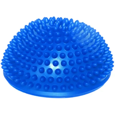Массажная полусфера «Ежик» d-16 см, синий