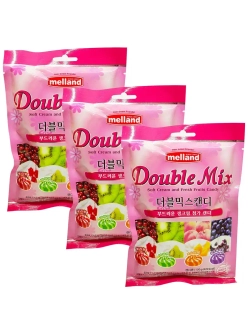 Карамель фруктовая со сливками ассорти 100 г * 3 шт