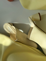 Женские летние мюли из натуральной кожи