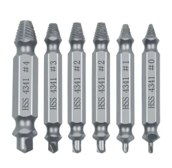 Набор экстракторов для сломанных болтов 6 шт.