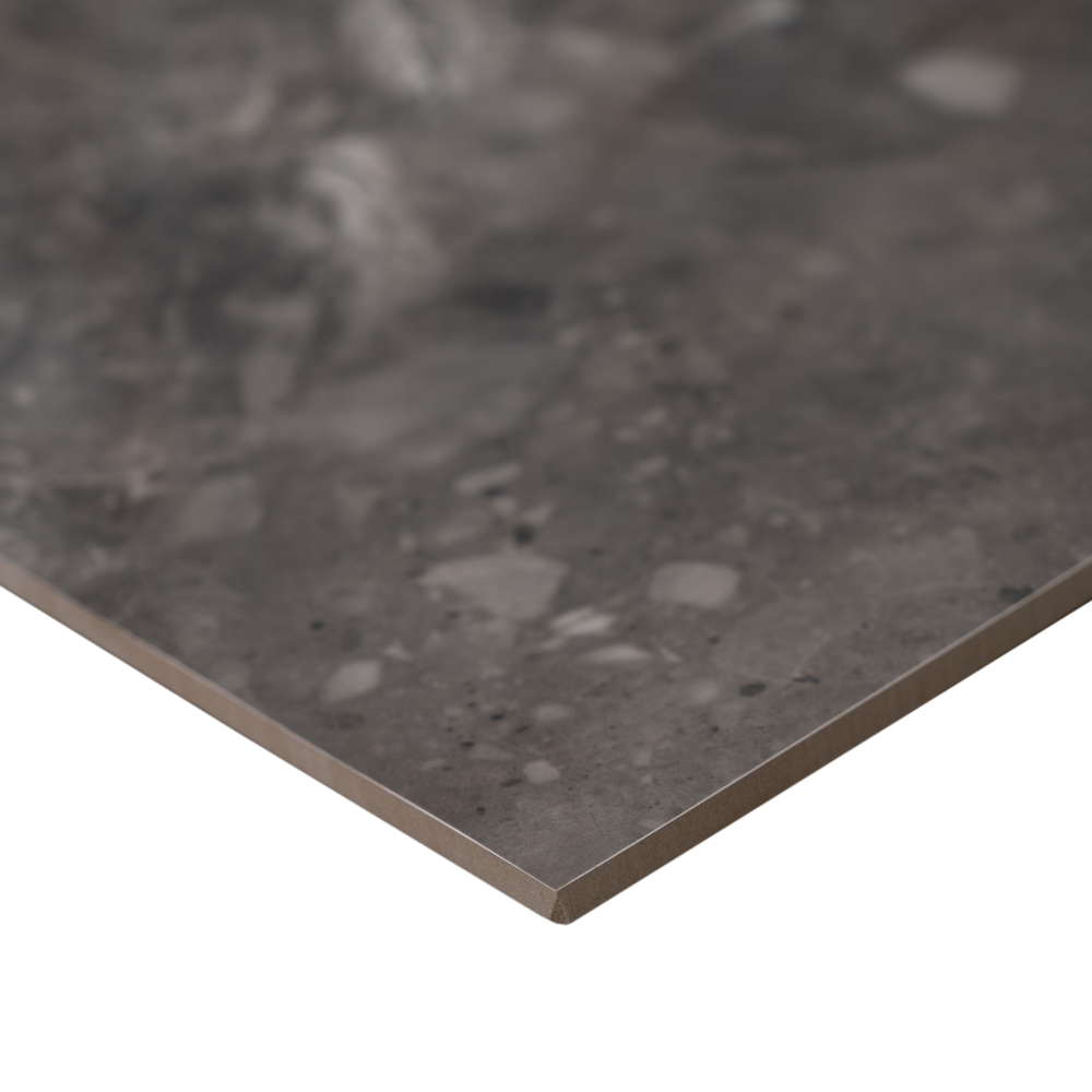 Керамогранит Concor Dark Grey 120x60 см 1.44 м² полированный цвет серый