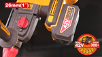Аккумуляторный бесщеточный перфоратор SDS-Plus INGCO CRHLI422682 INDUSTRIAL 42 В 2,5 Дж 2х2Ач