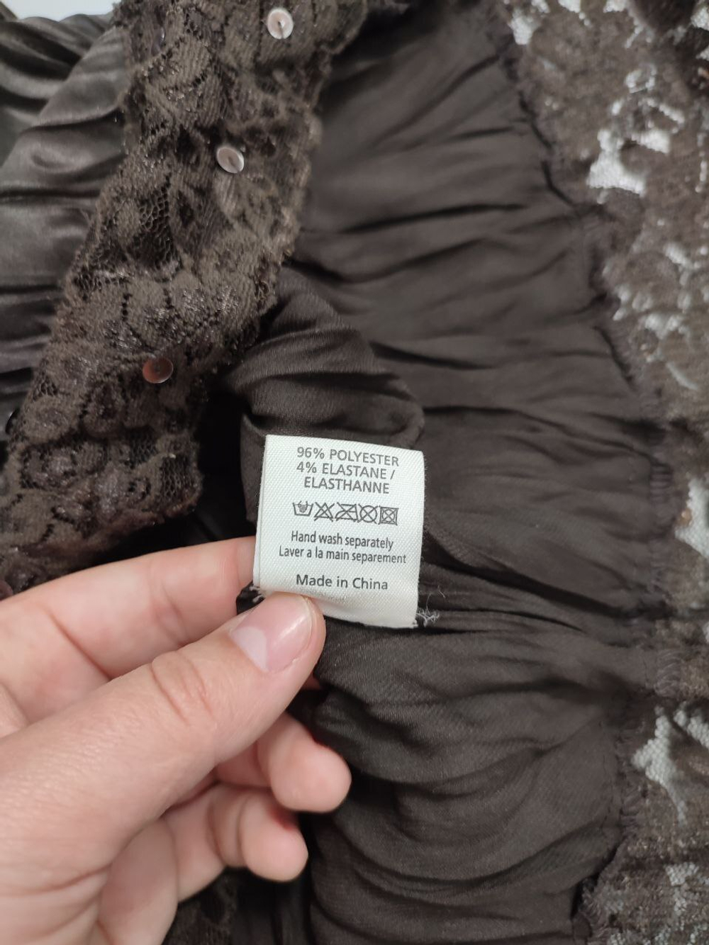 Топ New Look с пайетками 48 размер